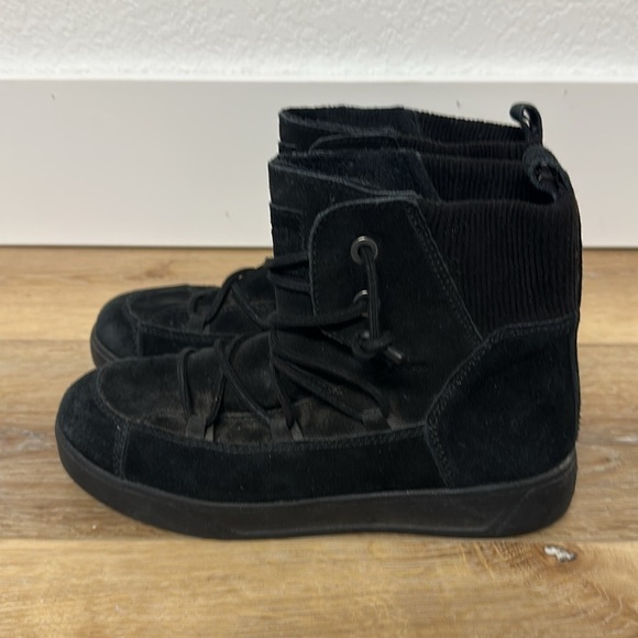 Cougar Briar Waterproof Leather Sneaker Boot in Black size 8 - Picture 4 of 12